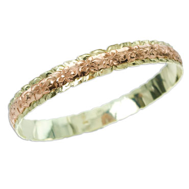 OGB035/ 10mm 2 Tone Barrel Bangle 1.8mm OGB035/ 10mm 2 Tone Barrel Bangle 1.8mm